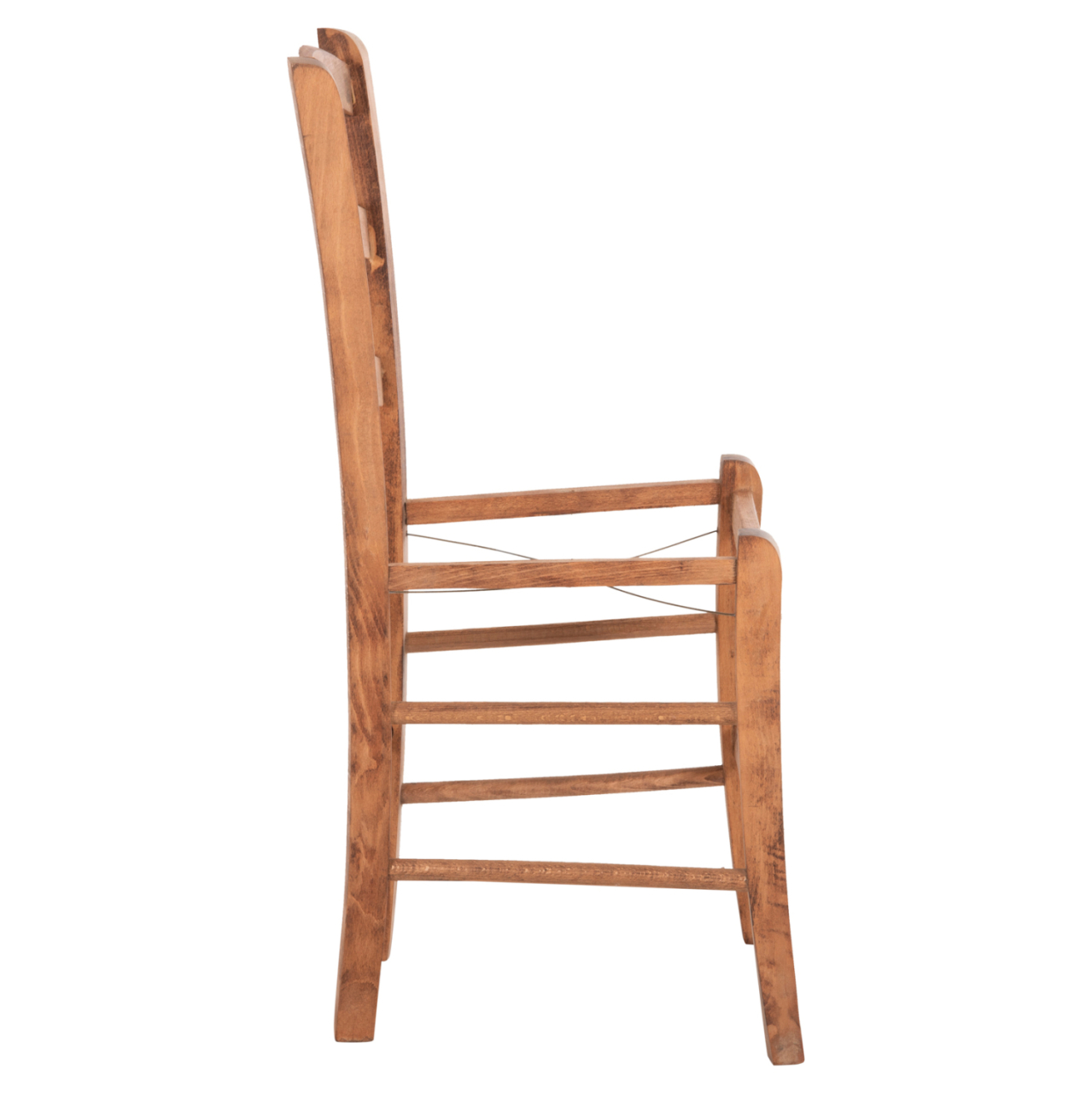 CHAIR PAROS HM5585.01 BEECH WOOD IMPREGNATED IN WALNUT COLOR 40x41x87Hcm.FRAME ONLY [4]