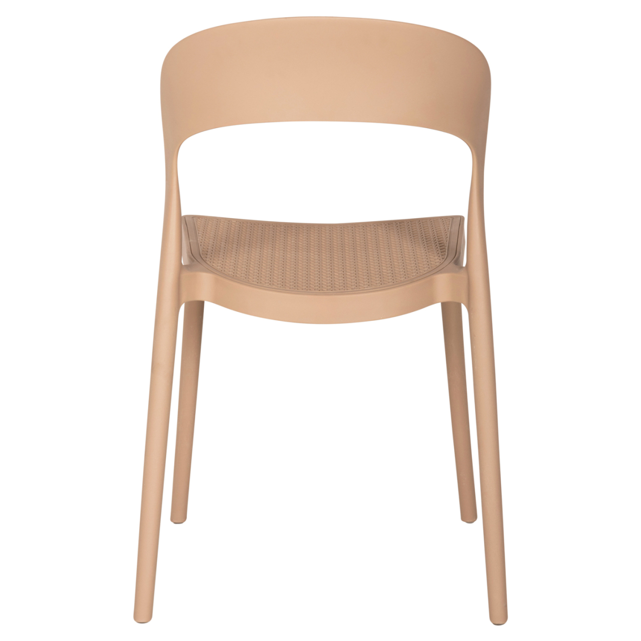 CHAIR POLYPROPYLENE CLEO HM5936.03 CAPPUCCINO 49x54,5x80,5Hcm. [6]