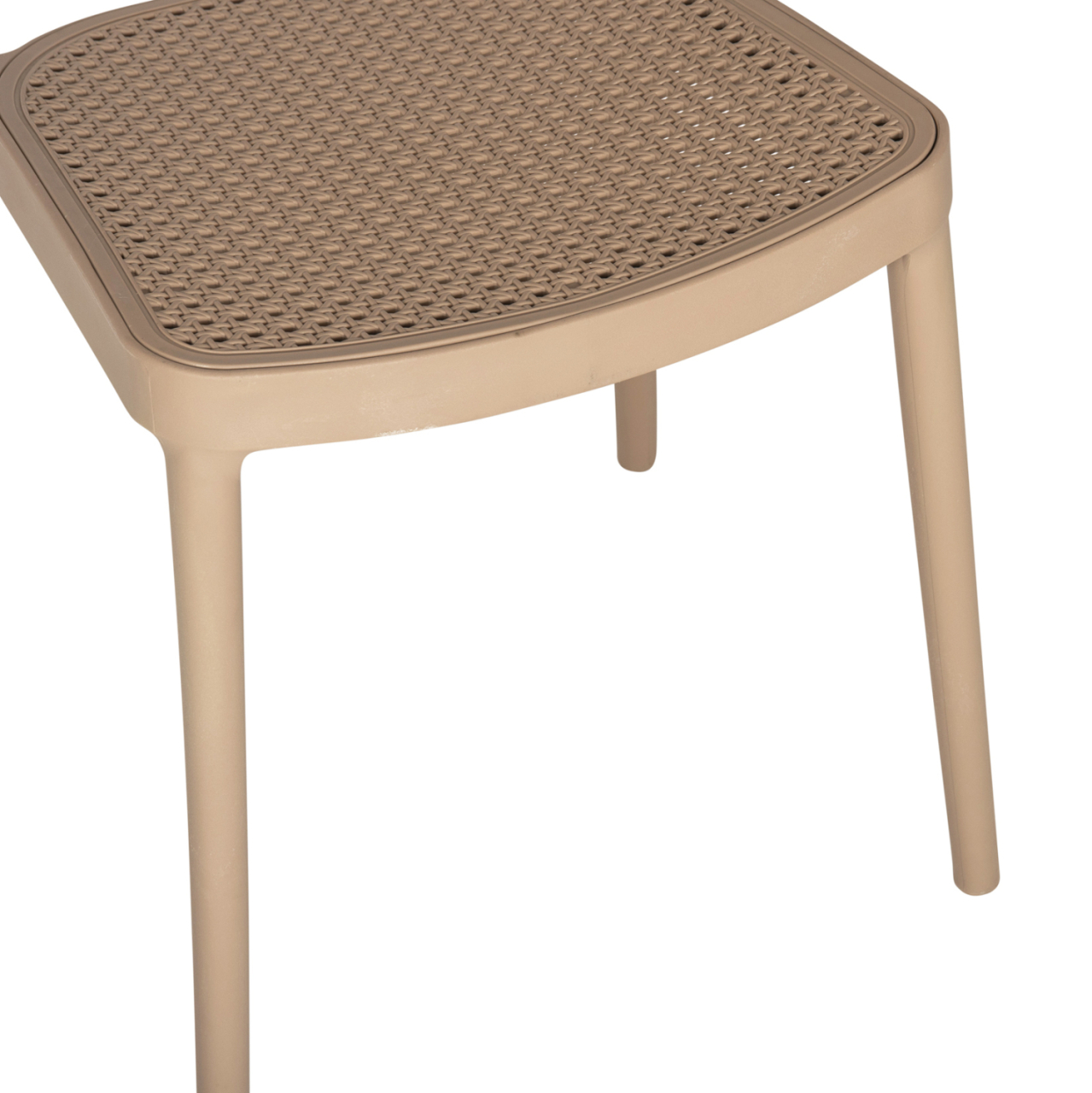 CHAIR POLYPROPYLENE CLEO HM5936.03 CAPPUCCINO 49x54,5x80,5Hcm. [10]
