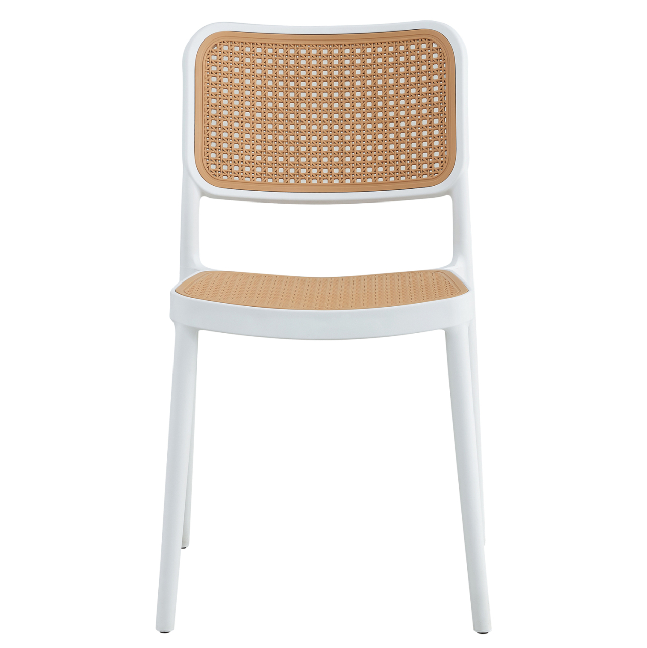 CHAIR POLYPROPYLENE MEKO HM5934.01 WHITE AND BEIGE 51x52x80Hcm. [3]