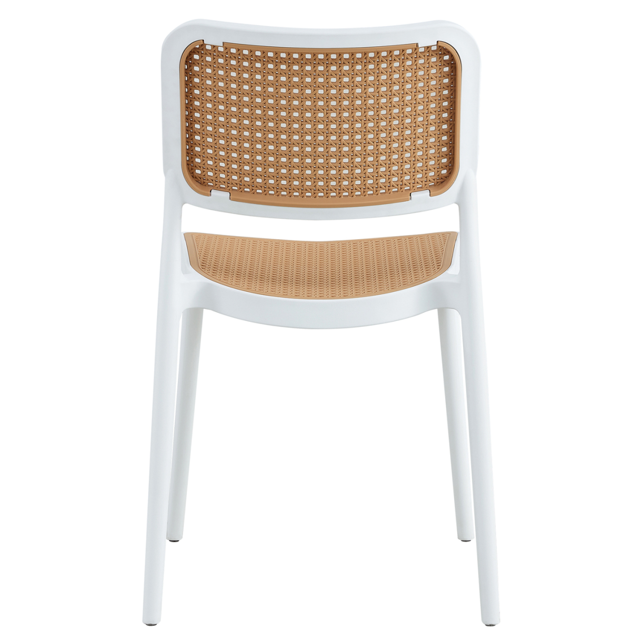 CHAIR POLYPROPYLENE MEKO HM5934.01 WHITE AND BEIGE 51x52x80Hcm. [5]