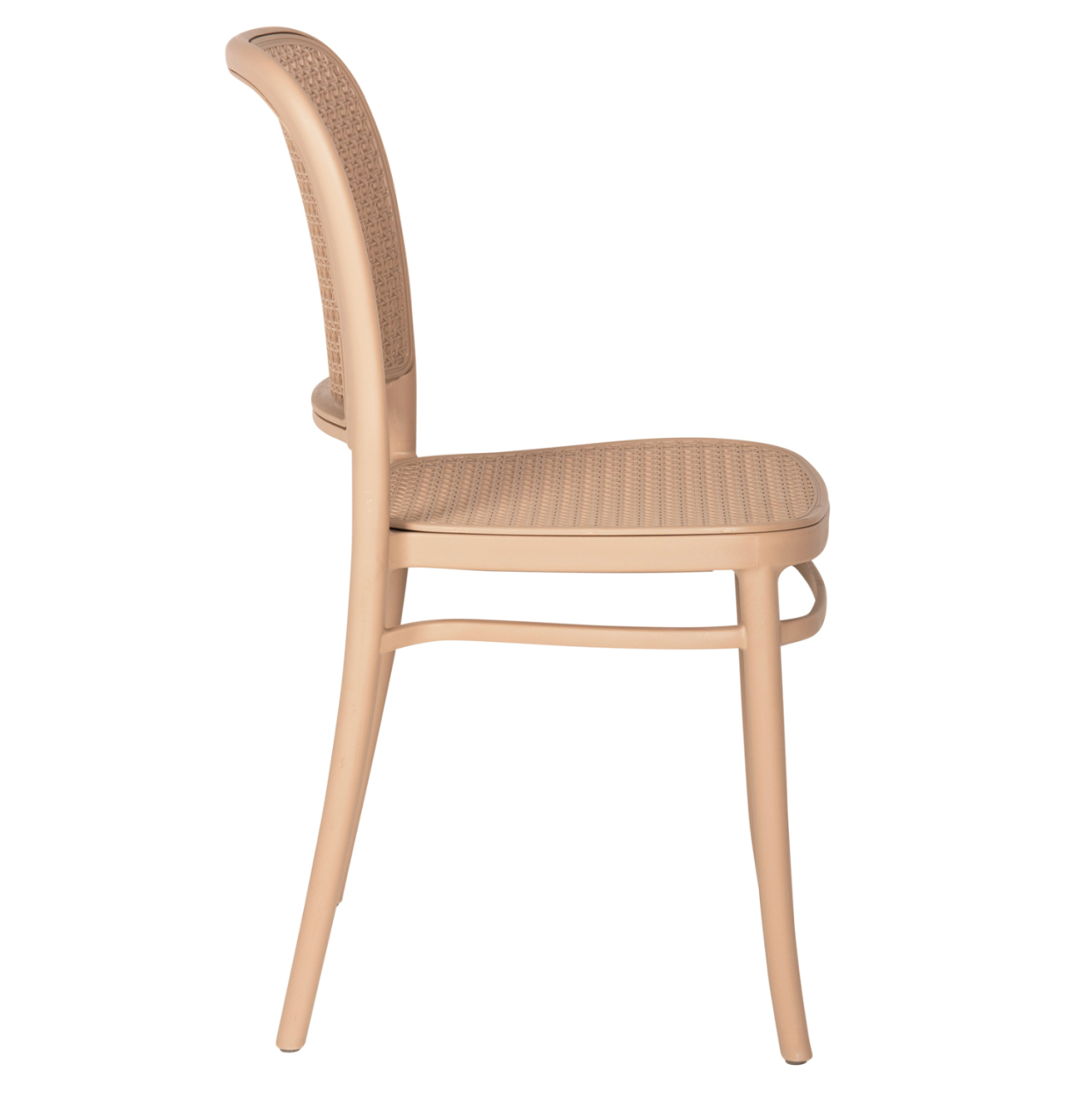 CHAIR POLYROPYLENE FLOW HM5937.03 CAPPUCCINO SEAT AND BACKREST 41x53x85,5Hcm. [4]