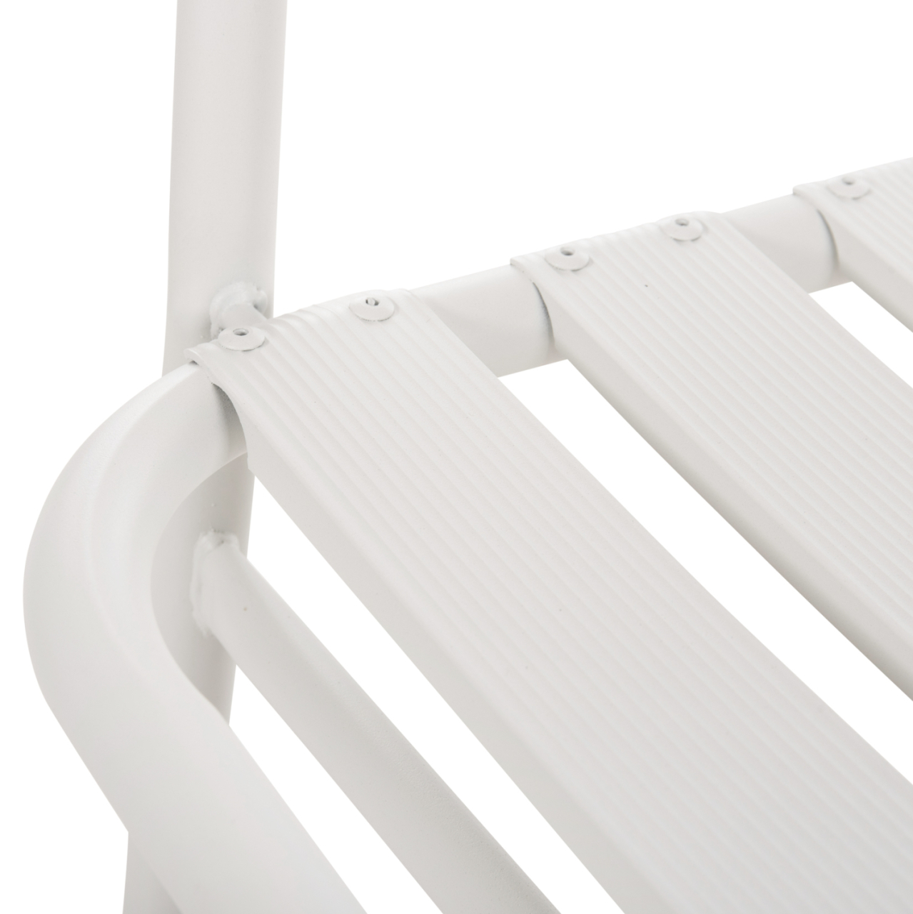 CHAIR PRELUDE HM5970.02 METAL FRAME-ALUMINUM SEAT and BACKREST-WHITE 54x56x79Hcm. [9]