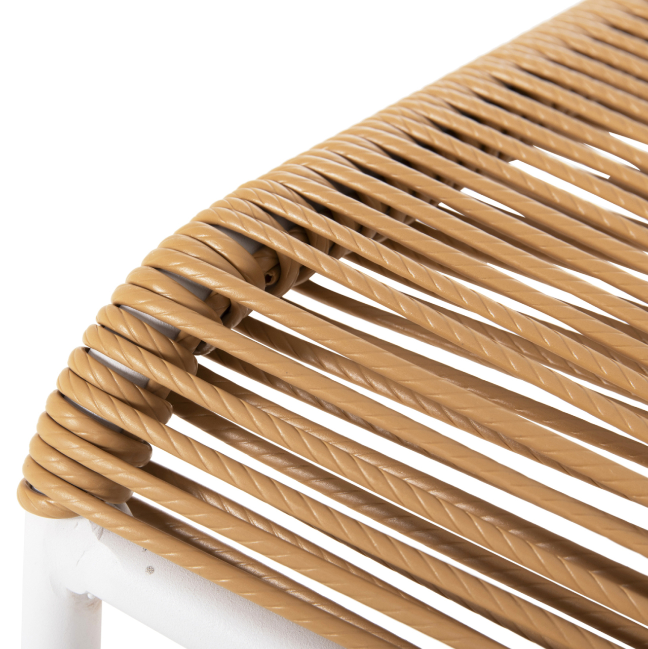 CHAIR SUKI HM6053.01 METAL IN WHITE AND SYNTHETIC RATTAN IN NATURAL COLOR 54x62x80Hcm. [8]