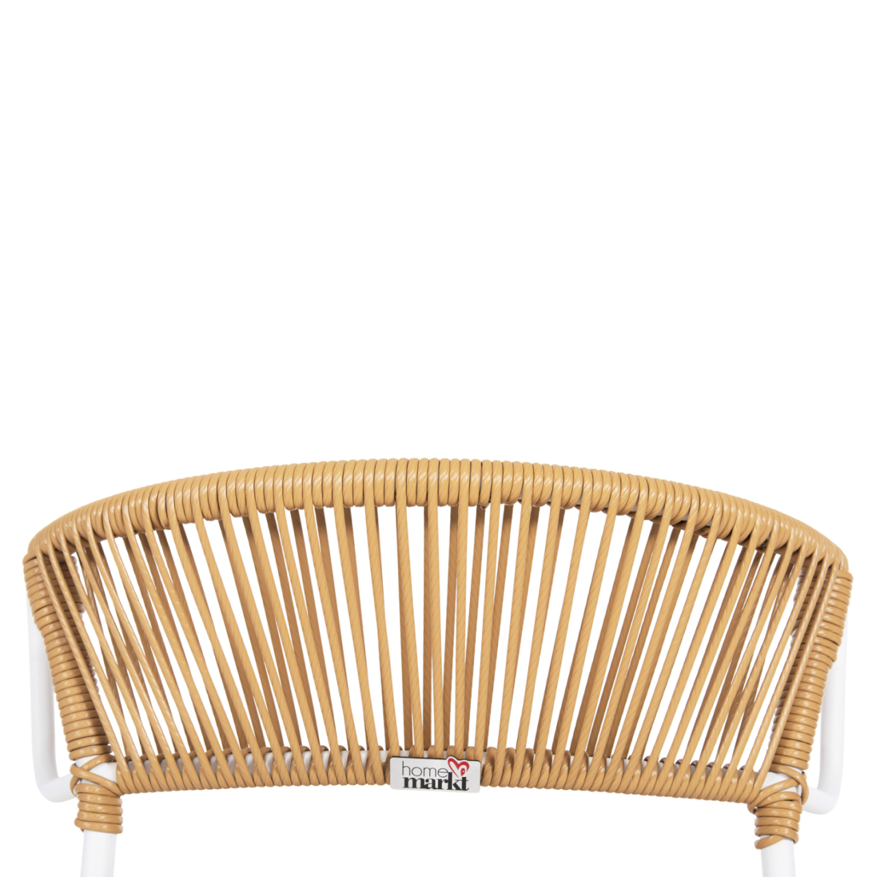 CHAIR SUKI HM6053.01 METAL IN WHITE AND SYNTHETIC RATTAN IN NATURAL COLOR 54x62x80Hcm. [9]
