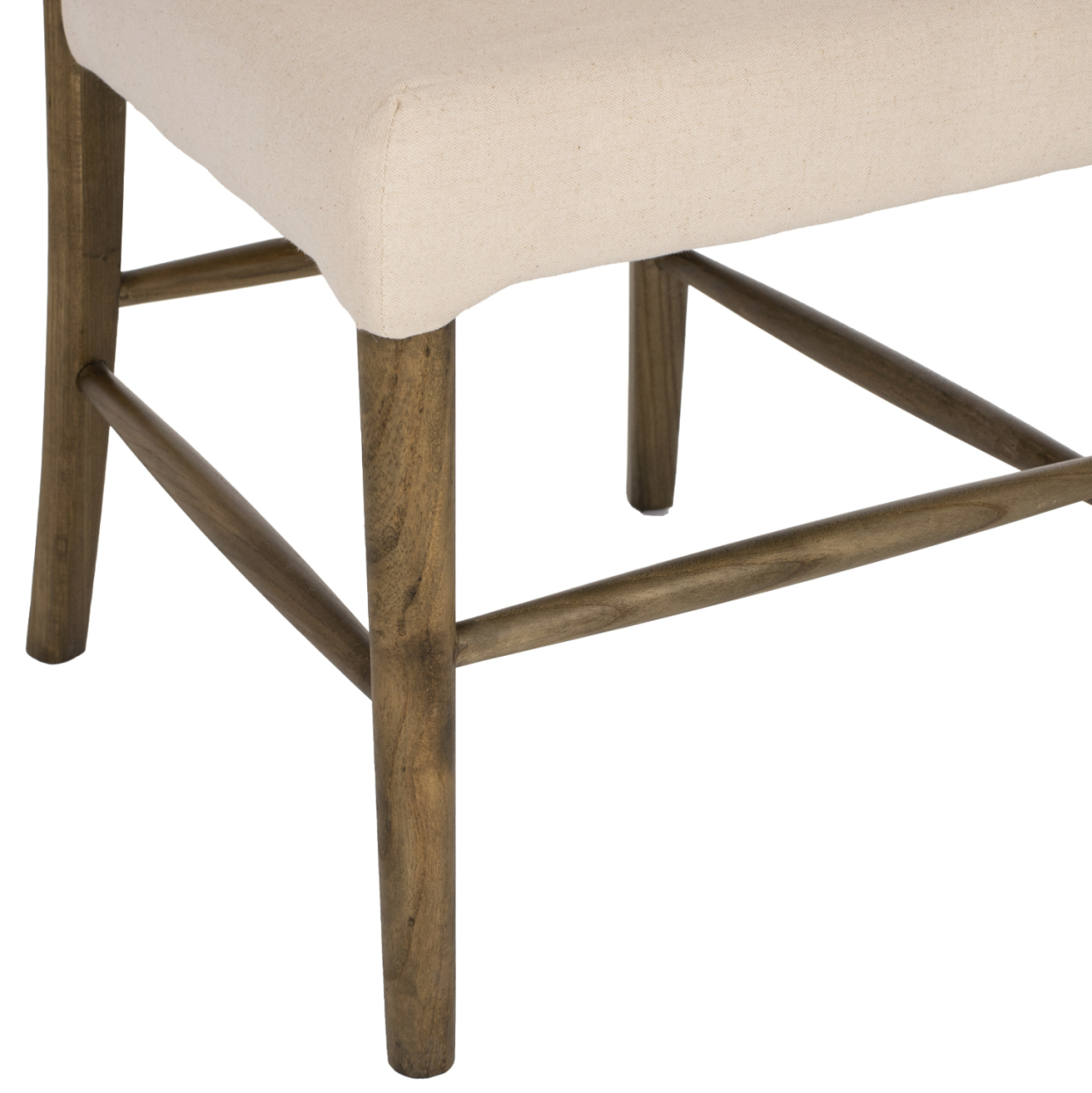CHAIR TOON WOOD RATTAN BACK FABRIC SEAT HM9406.04 47x52x91.5Hcm. [9]