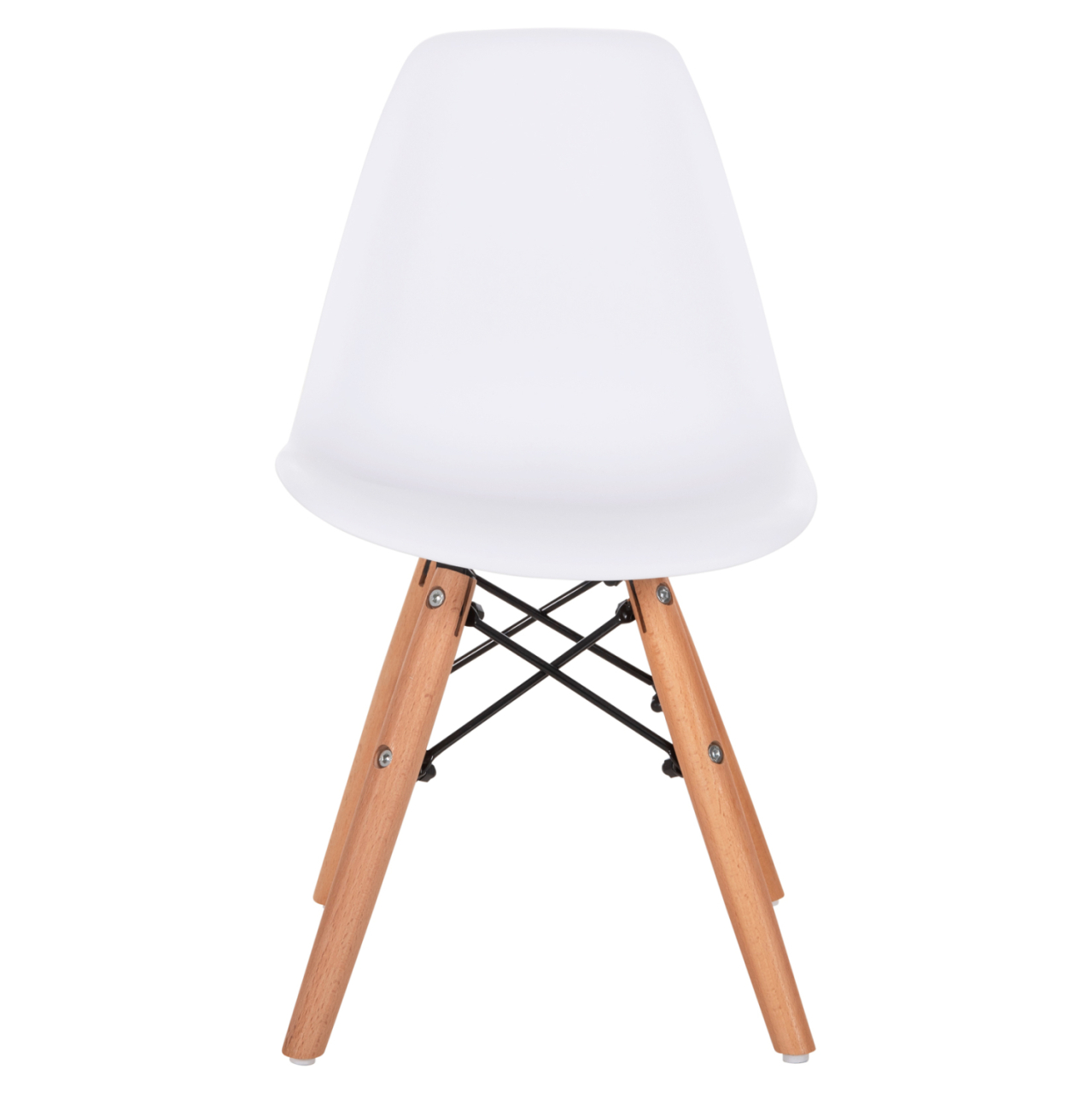 Chair Twist Kid HM8453.01 with wooden legs and seat PP white 31x34x55.5H [3]