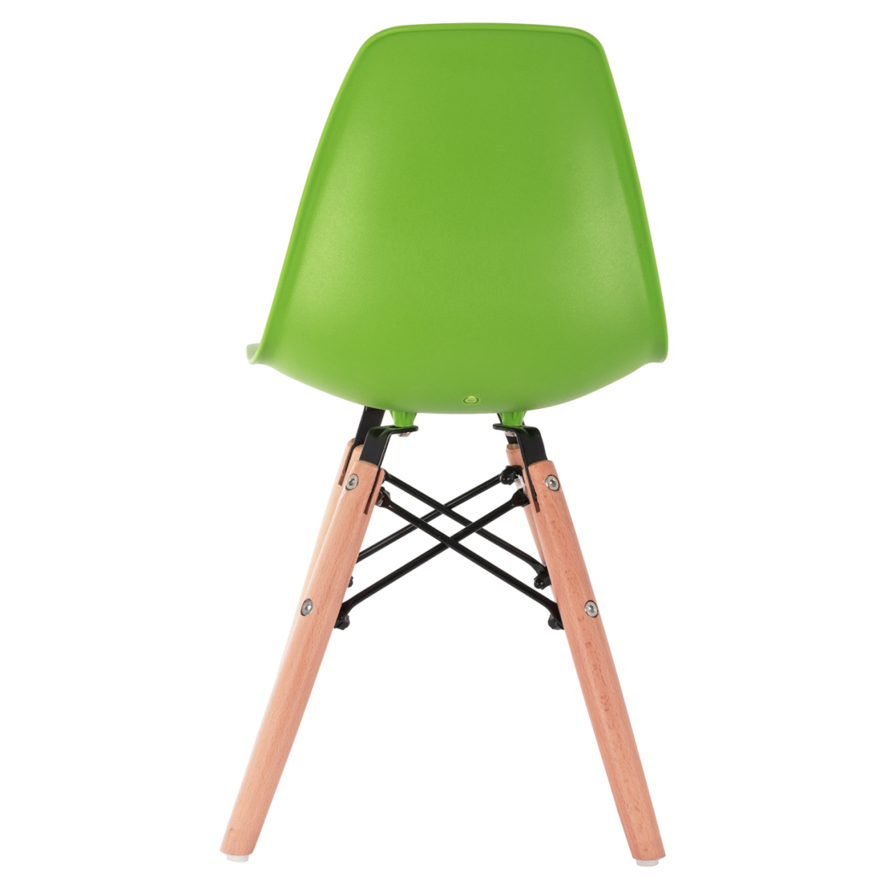 Chair Twist Kid HM8453.03 with wooden legs and green seat 30,5x33x59 cm [6]