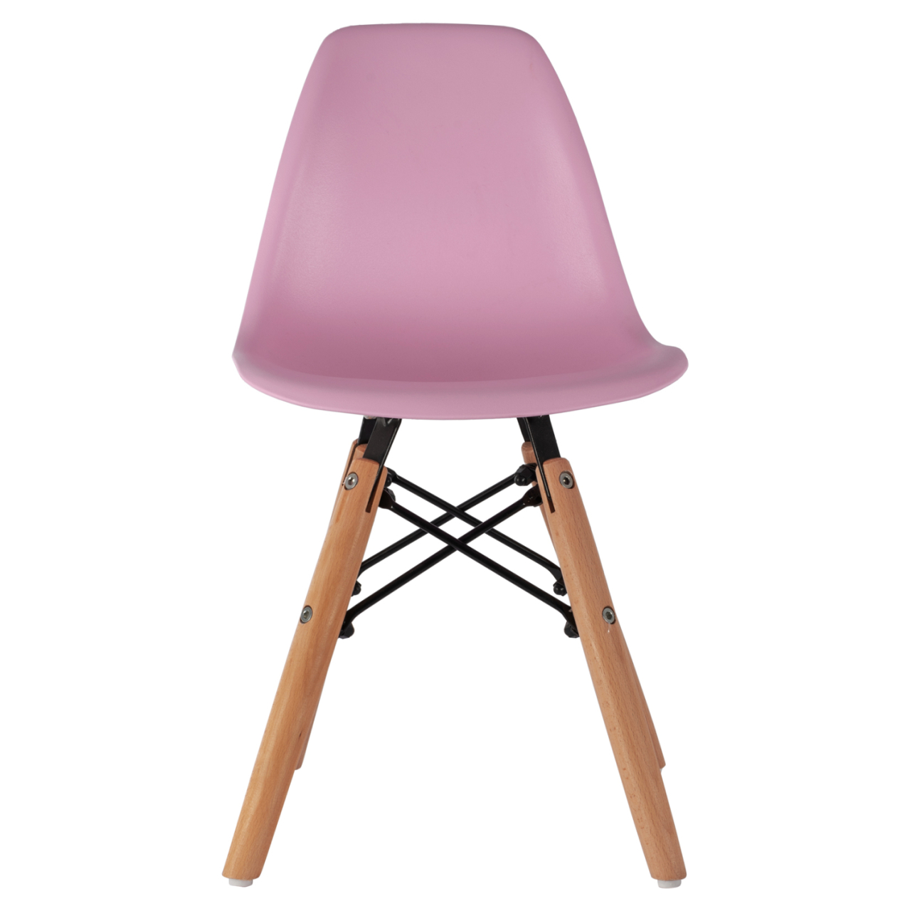 Chair Twist Kid HM8453.05 with wooden legs and seat Pink PP 30,5x33x59 cm [3]