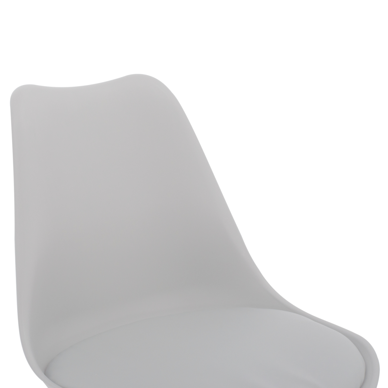 Chair Vegas HM0033.01-wooden legs-white seat-47x56,6x82Υ cm [6]