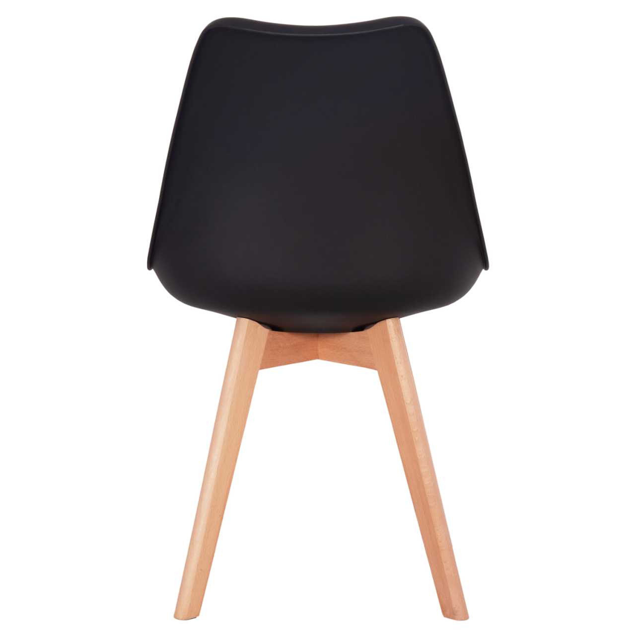 Chair Vegas HM0033.02 wooden legs-black seat 48x49x81Η cm [6]