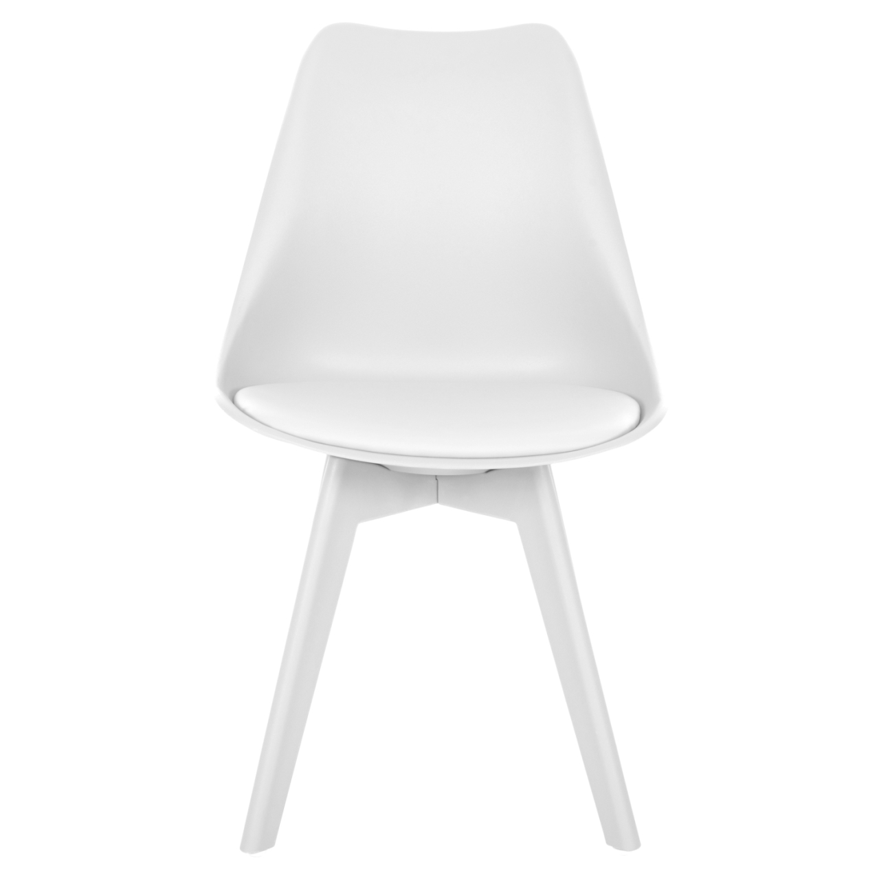 Chair Vegas HM0033.31 POLYPROPYLENE-PU-WHITE 47,5x55x82 cm [3]
