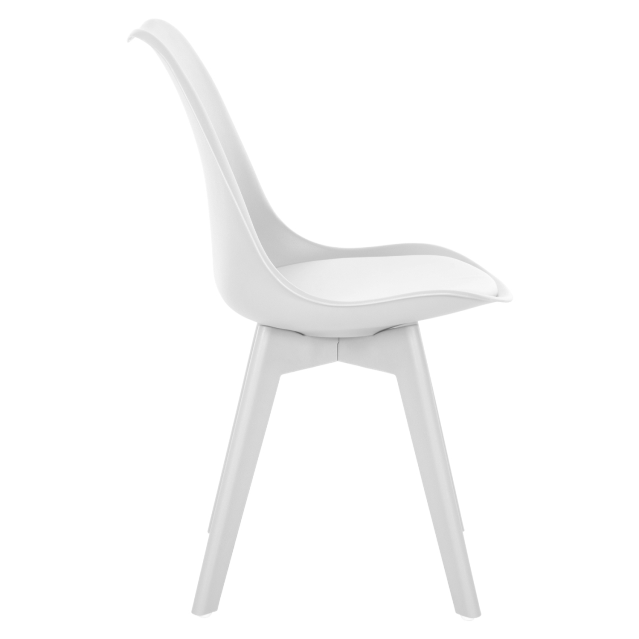 Chair Vegas HM0033.31 POLYPROPYLENE-PU-WHITE 47,5x55x82 cm [4]