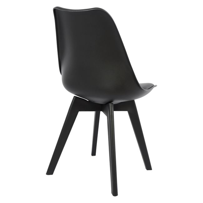 Chair Vegas HM0033.32 POLYPROPYLENE-PU-BLACK 47,5x55x82 cm [5]