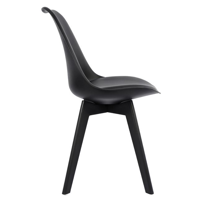 Chair Vegas HM0033.32 POLYPROPYLENE-PU-BLACK 47,5x55x82 cm [4]