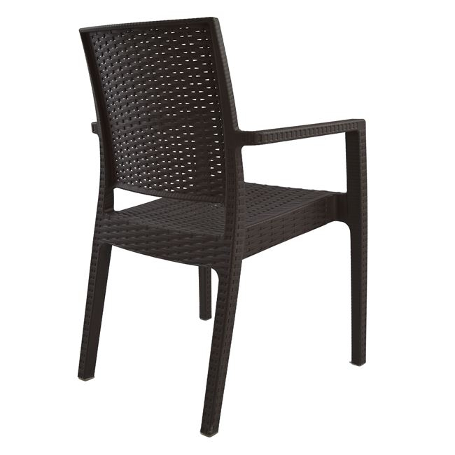 Chair with arms Polypropylene Dark Brown HM5134.02 57x55,5x89 cm [5]