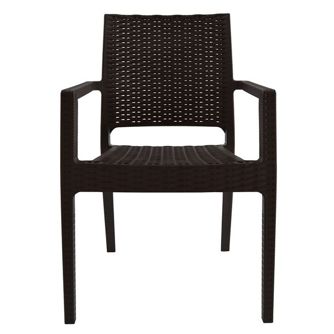 Chair with arms Polypropylene Dark Brown HM5134.02 57x55,5x89 cm [3]