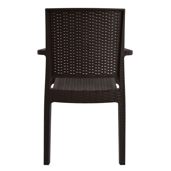 Chair with arms Polypropylene Dark Brown HM5134.02 57x55,5x89 cm [6]