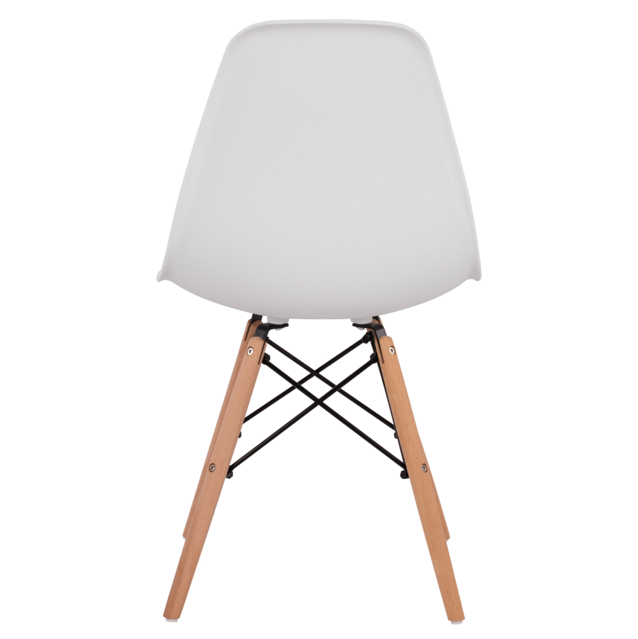 Chair with wooden legs and seat Twistn PP White HM8460.01 46x50x82 cm [6]