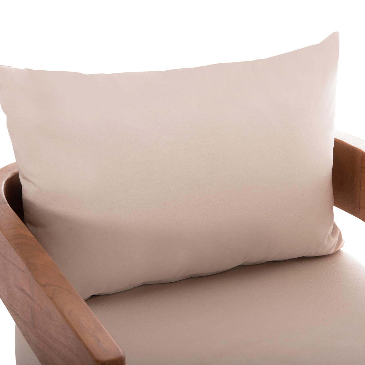 CHAISE LOUNGE WITH CUSHIONS SERIES KIOTO HM6385 TEAK WOOD IN NATURAL 165x70x64Hcm. [7]