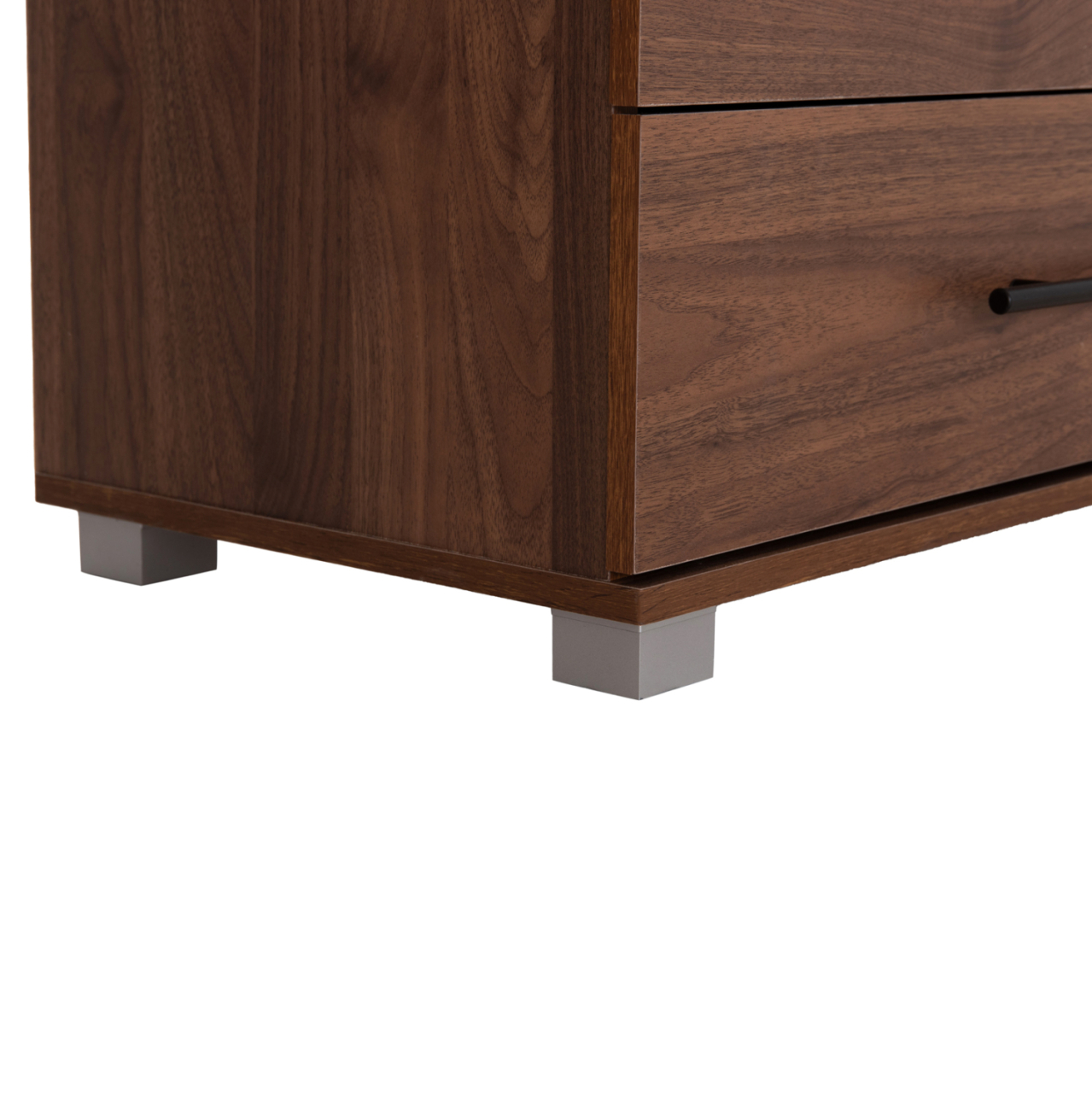 CHEST OF (4) DRAWERS CARYS HM745.11 MELAMINE IN WALNUT/WENGE 75.5x40x83Hcm. [9]