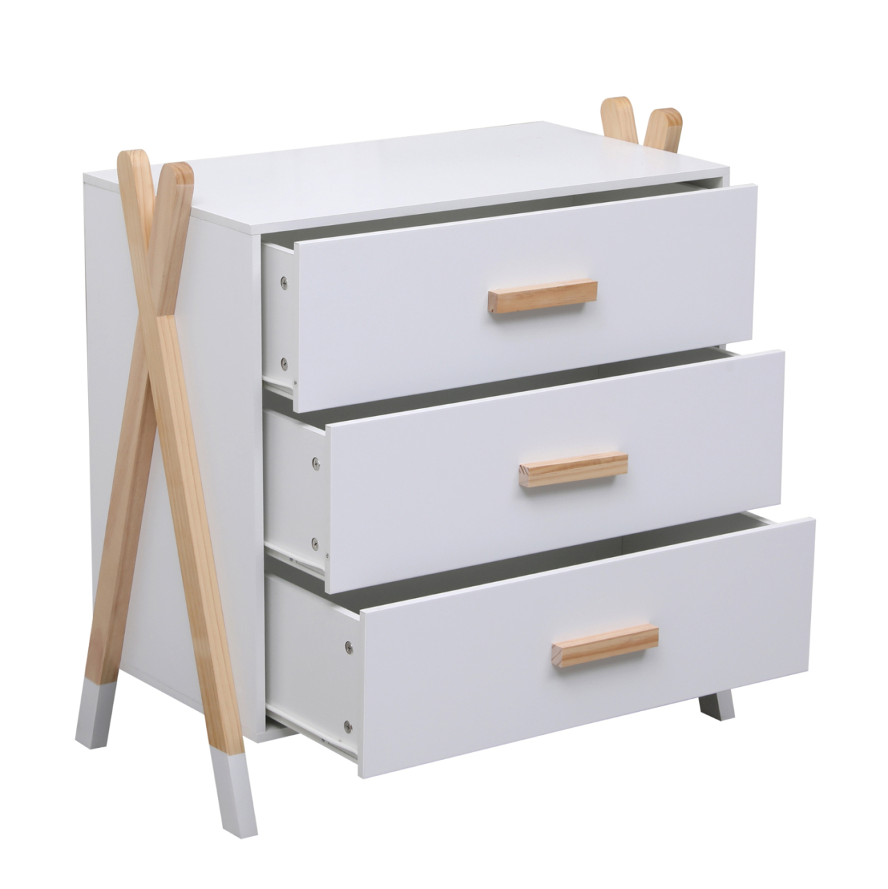CHEST OF DRAWERS FOR KIDS PASCHAL HM2493.03 MELAMINE-PINE WOOD 76x40x80.5Hcm. [5]