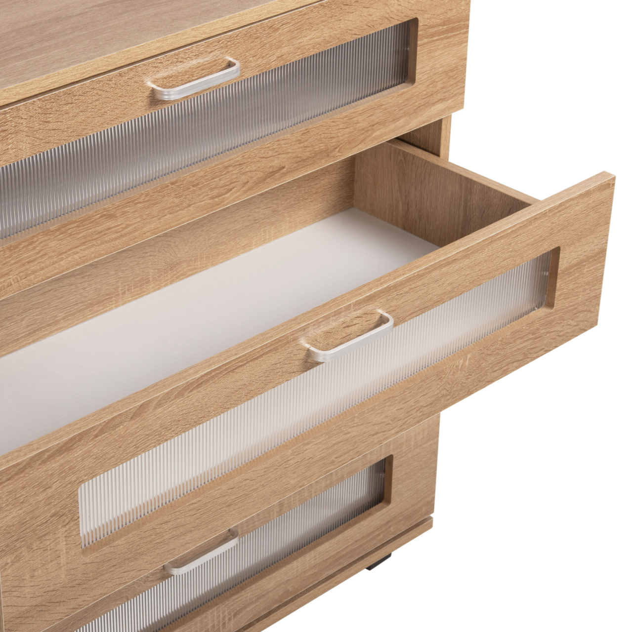 CHEST OF DRAWERS THORGAN HM9880.01 MELAMINE IN SONAMA-4 DRAWERS 80Χ40Χ83Hcm. [7]