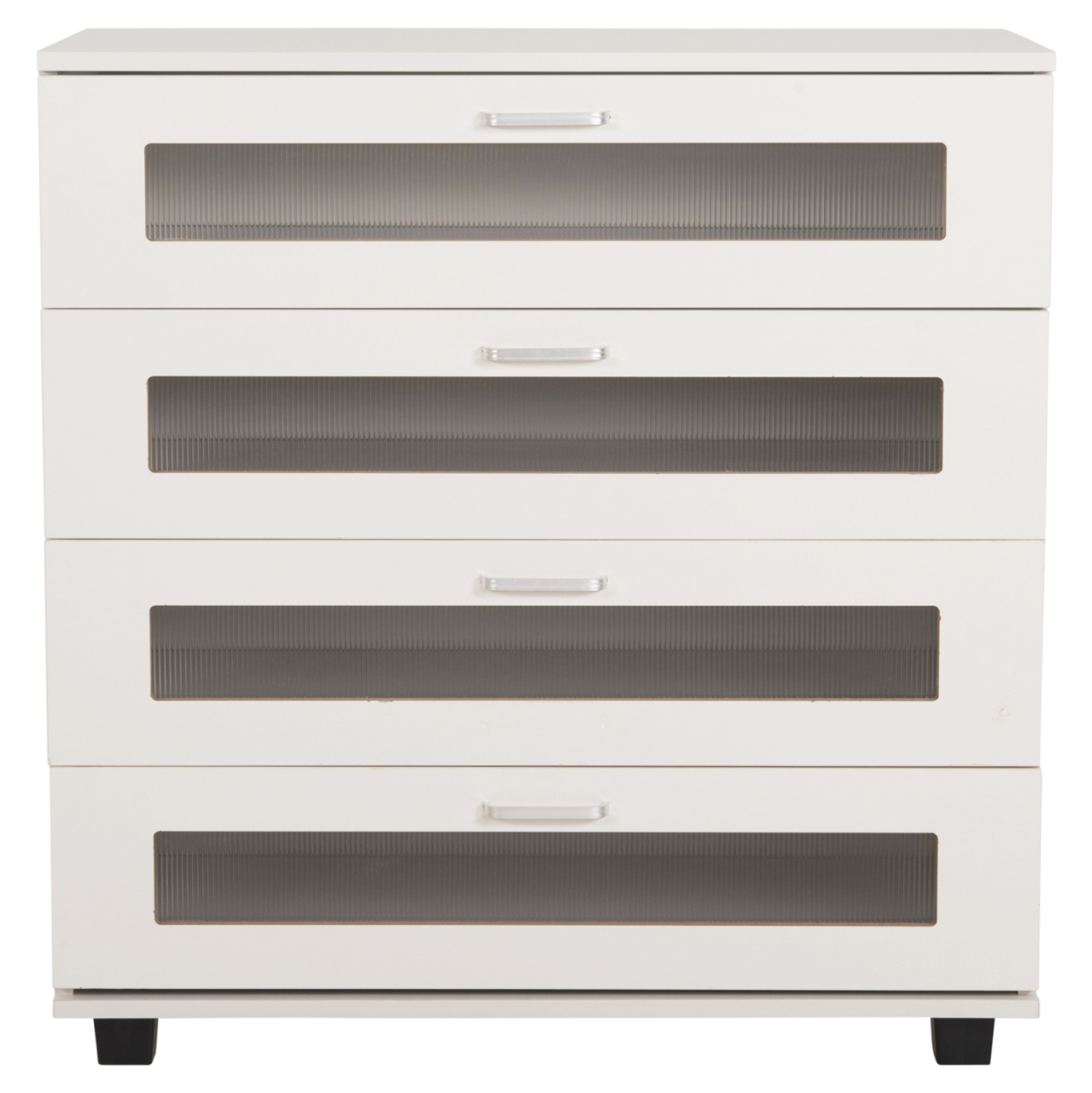 CHEST OF DRAWERS THORGAN HM9880.03 MELAMINE IN WHITE-4 DRAWERS 80Χ40Χ83Hcm. [4]
