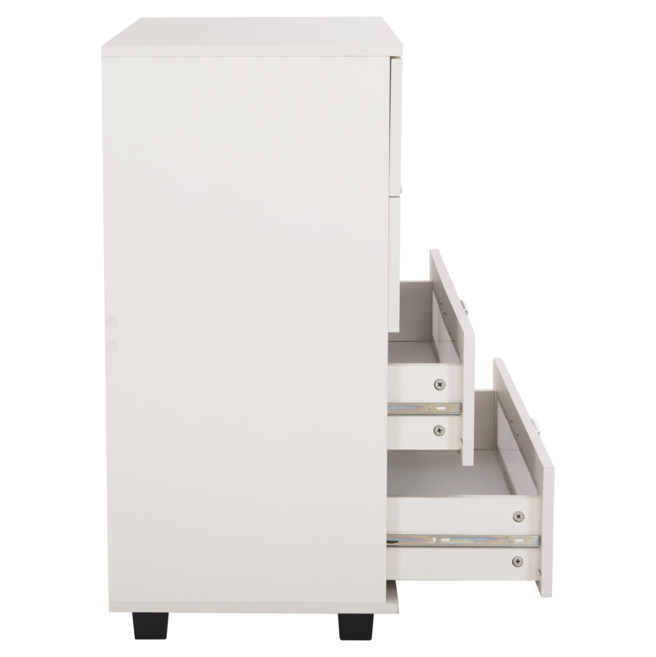 CHEST OF DRAWERS THORGAN HM9880.03 MELAMINE IN WHITE-4 DRAWERS 80Χ40Χ83Hcm. [5]
