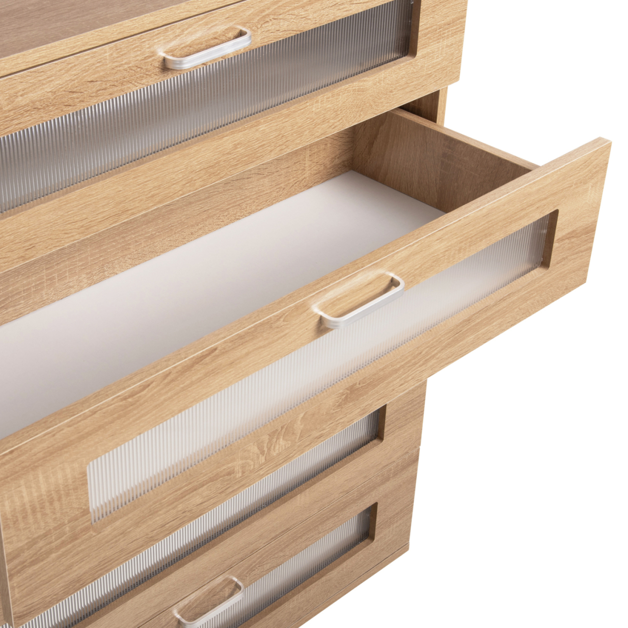 CHEST OF DRAWERS THORGAN HM9881.01 MELAMINE IN SONAMA-5 DRAWERS 80Χ40Χ100Hcm. [7]