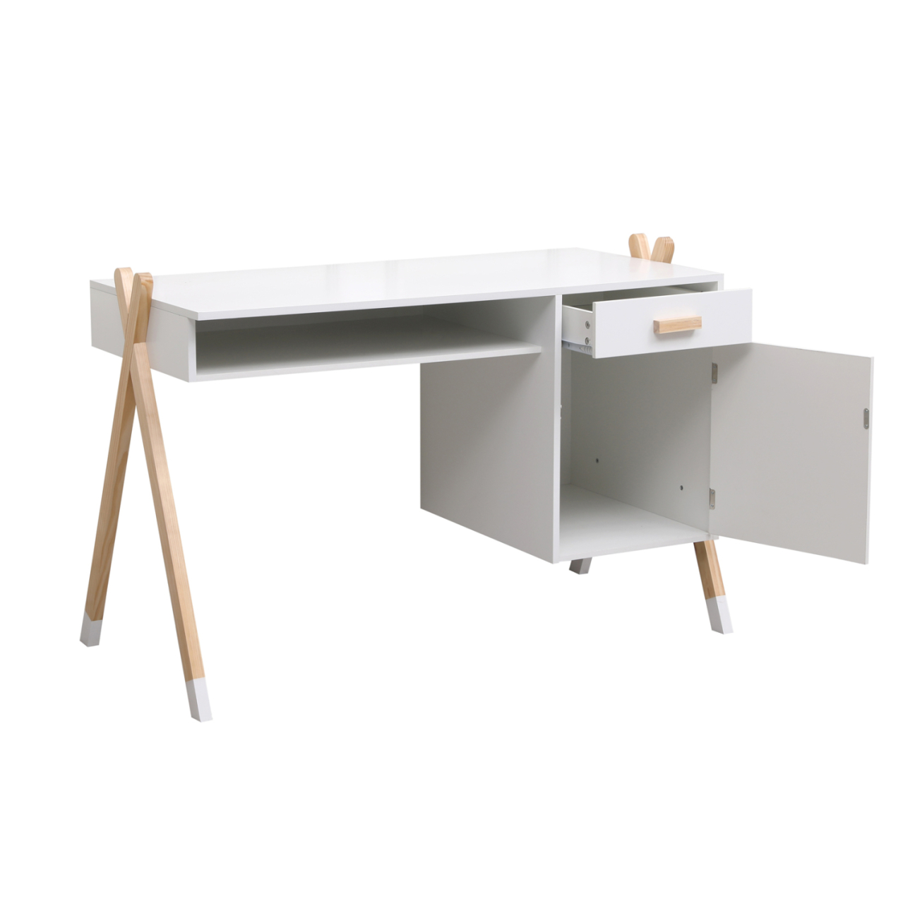 CHILDREN'S DESK PASCHAL HM2496.03 MELAMINE-PINE WOOD 120x55x75Hcm. [5]