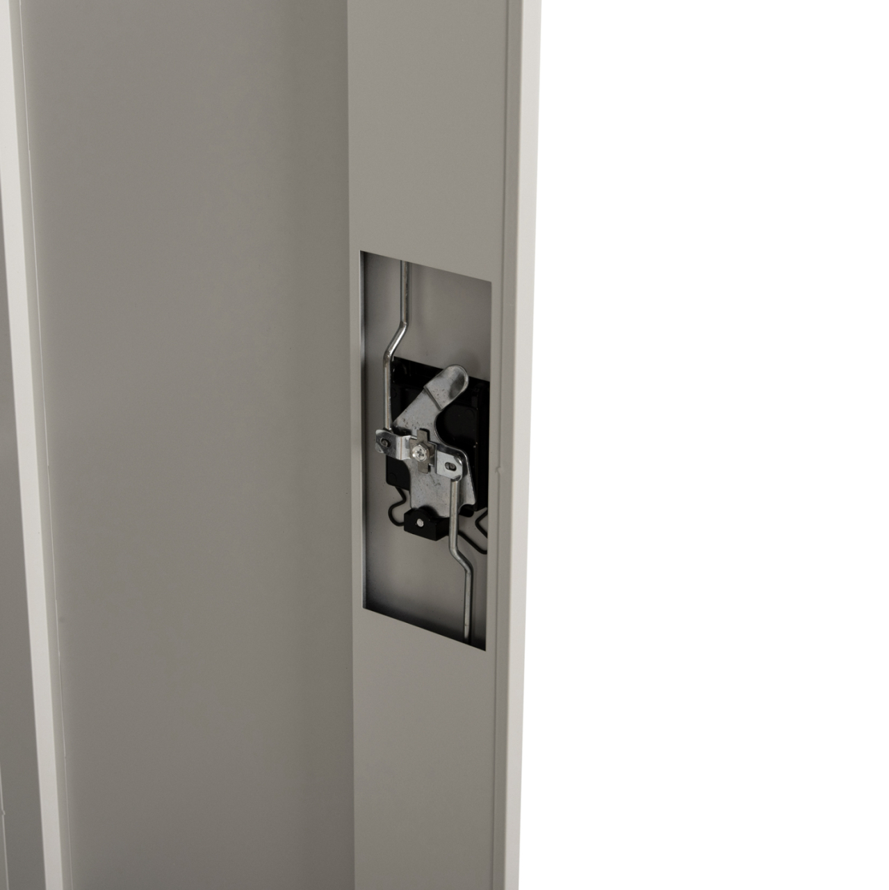 CLOSET METALLIC DURON HM11980 2-LEAF WITH 2 STORAGE SPACES and LEGS-GREY 90Χ40Χ100Hcm. [5]