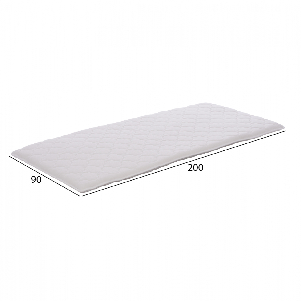 CLOUD topper, white, 90x200 cm, single size [2]