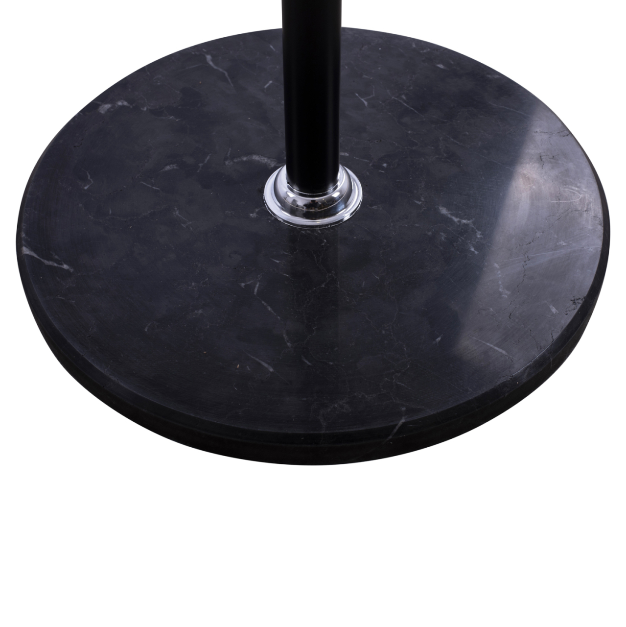 Coat hanger MERCURY ΗΜ8609.02 Beech Wood- Black Metal-Black Marble Base Φ37x176Ηcm [6]