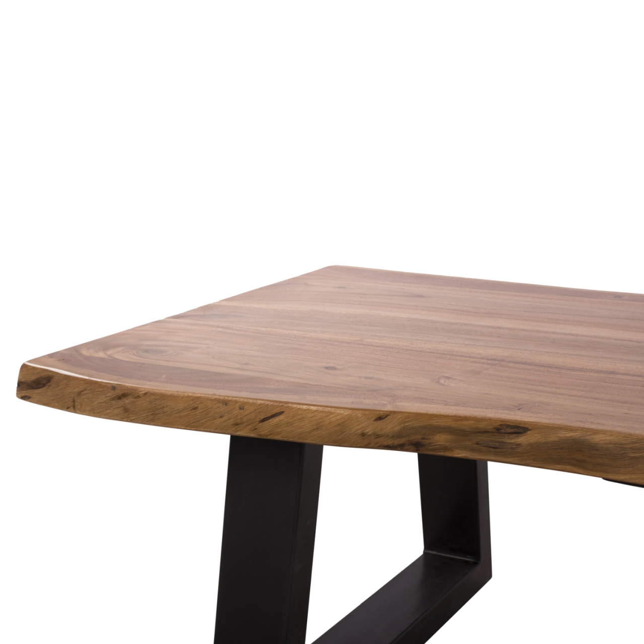 Coffee Table ΜΟΝΤΑΝΑ ΗΜ8166.11 Solid Acacia Wood-Natural 115x63x40cm [6]