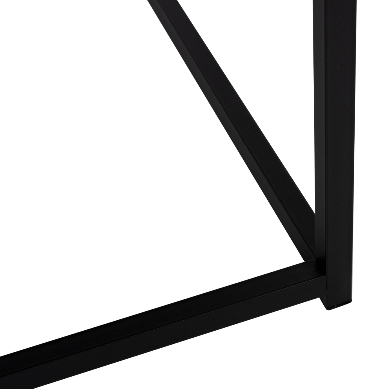 COFFEE TABLE BRAYLEN HM8942.13 SQUARE WITH MELAMINE BLACK MARBLE LOOK 75x75x43Hcm. [6]