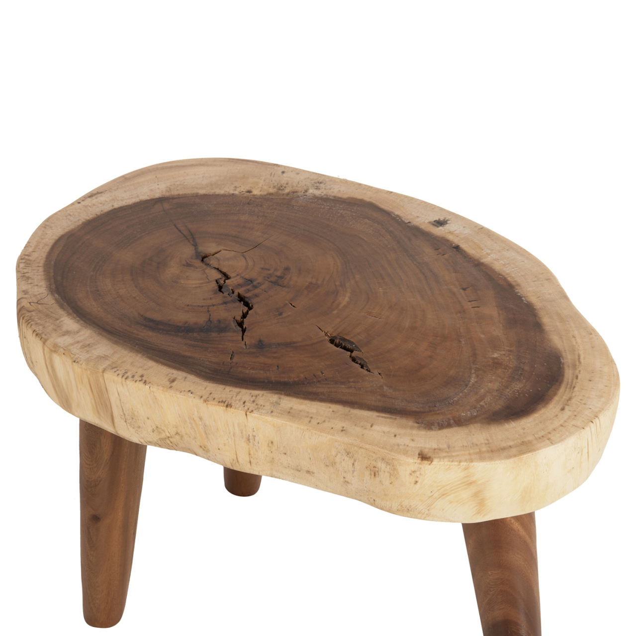 COFFEE TABLE DOMPU HM9630 SOLID SUAR WOOD 8cm THICK TABLETOP 66x44x46Hcm. [5]