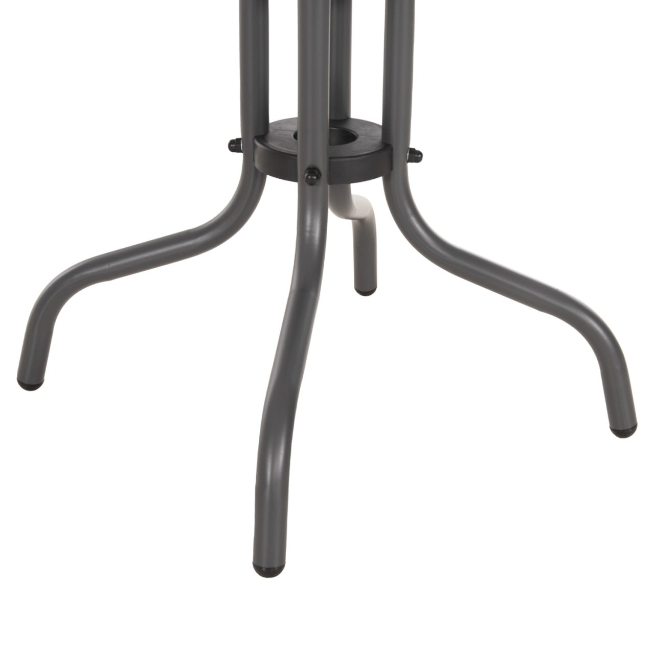 COFFEE TABLE FIGO HM6067.01 METAL IN GREY-TEMPERED GLASS TOP 45x45x51Hcm. [7]
