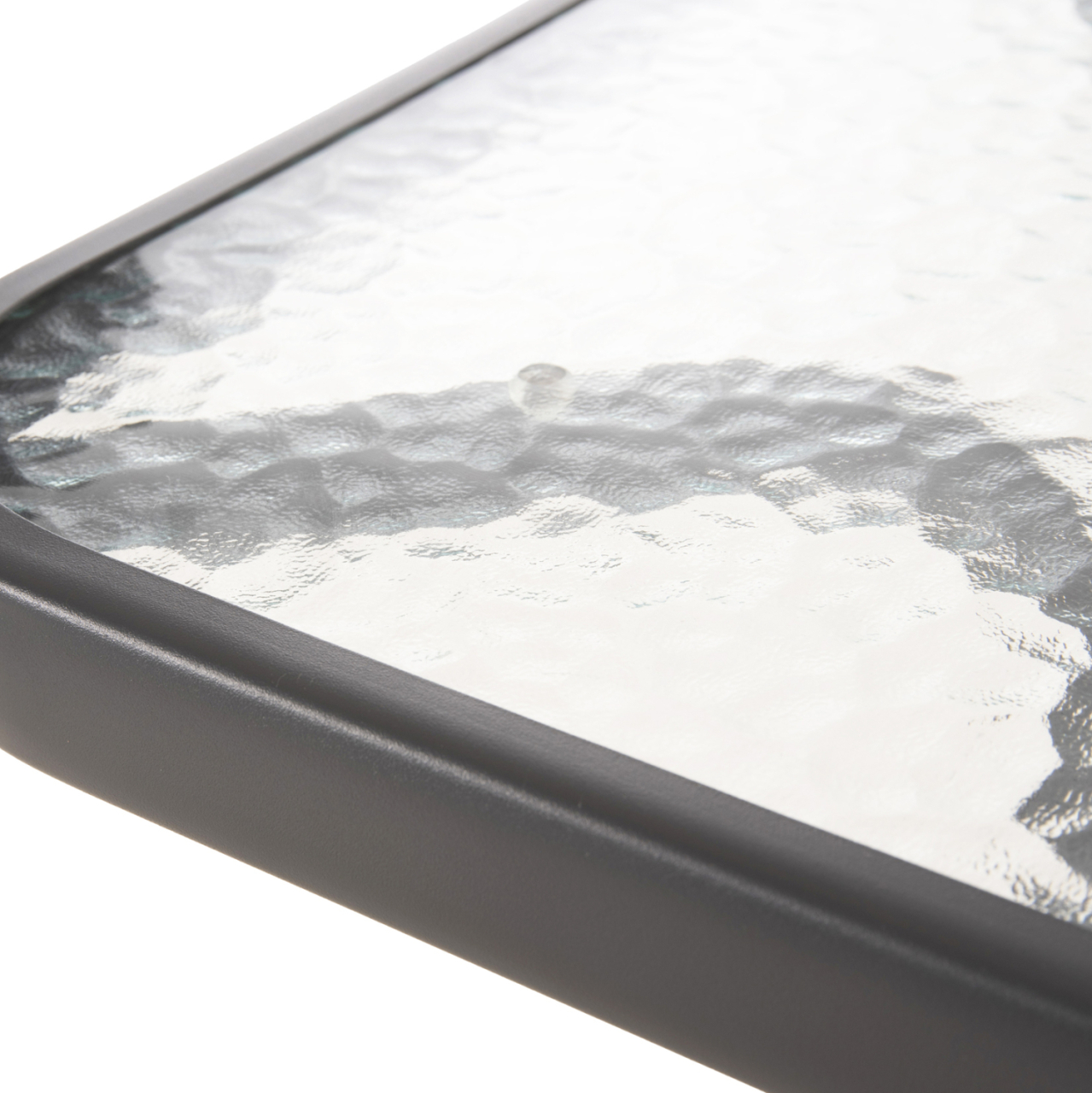 COFFEE TABLE FIGO HM6067.01 METAL IN GREY-TEMPERED GLASS TOP 45x45x51Hcm. [5]