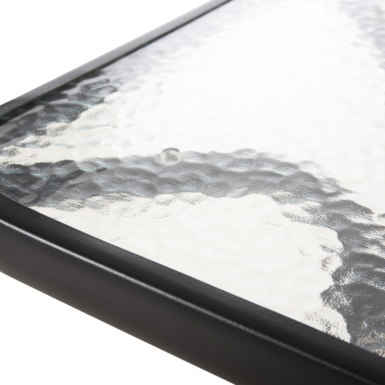COFFEE TABLE FIGO HM6067.03 METAL IN BLACK-TEMPERED GLASS TOP 45x45x51Hcm. [5]