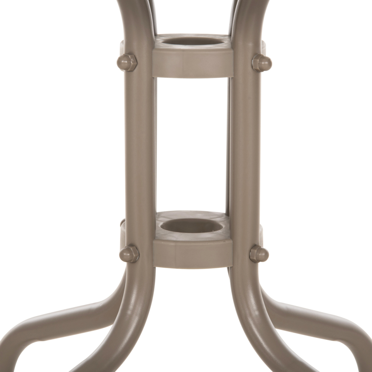 COFFEE TABLE FIGO HM6067.04 METAL IN CHAMPAGNE COLOR-TEMPERED GLASS TOP 45x45x51Hcm. [6]