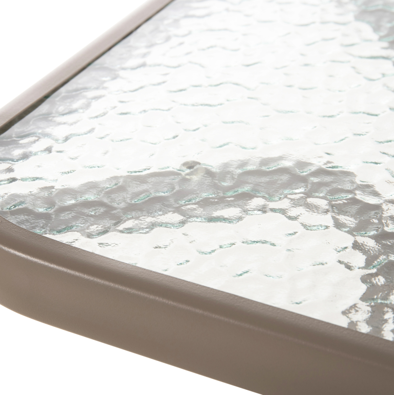 COFFEE TABLE FIGO HM6067.04 METAL IN CHAMPAGNE COLOR-TEMPERED GLASS TOP 45x45x51Hcm. [5]