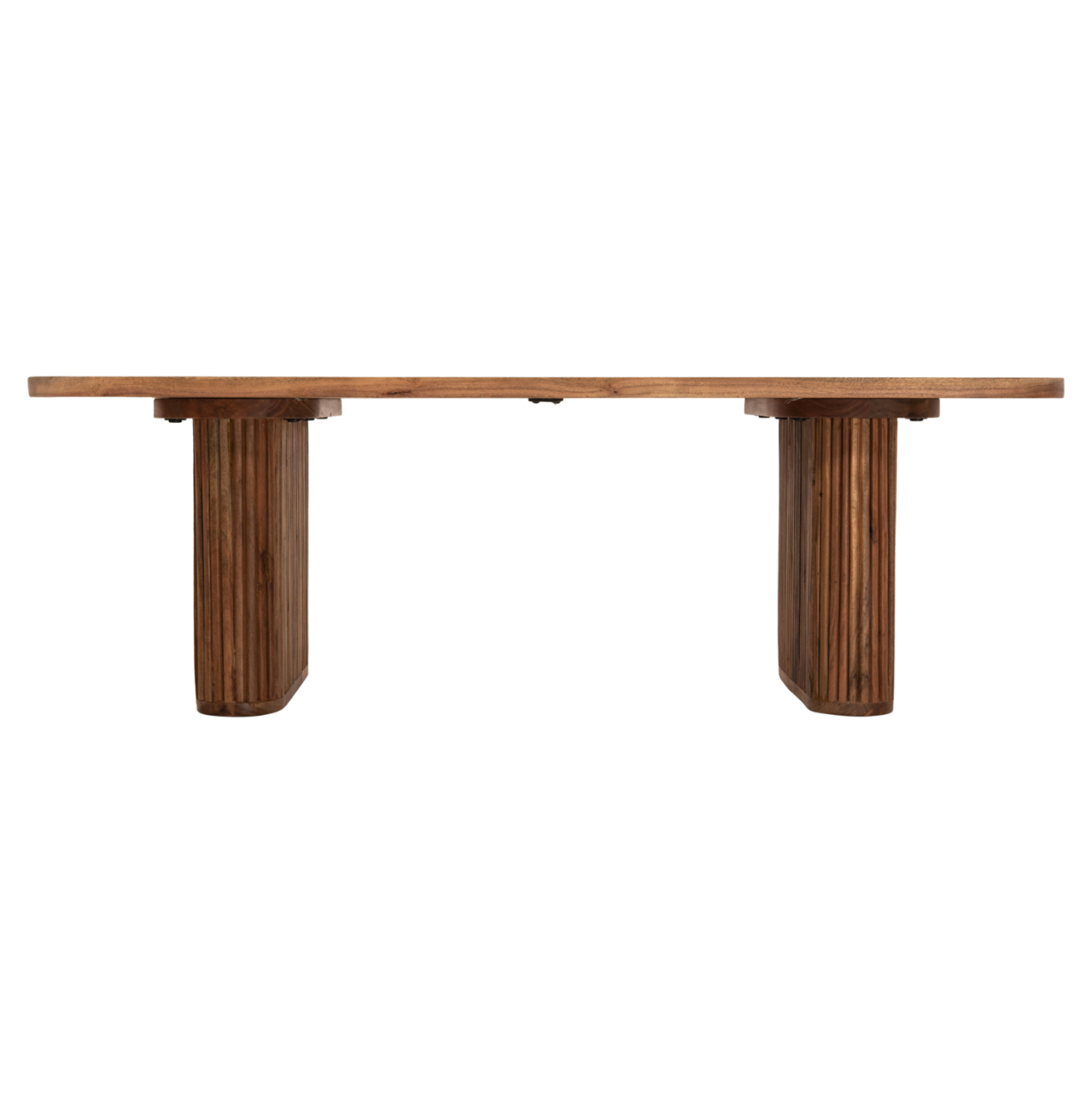 COFFEE TABLE GROOT HM9686 SOLID ACACIA WOOD IN NATURAL COLOR 120x60x40Hcm. [4]