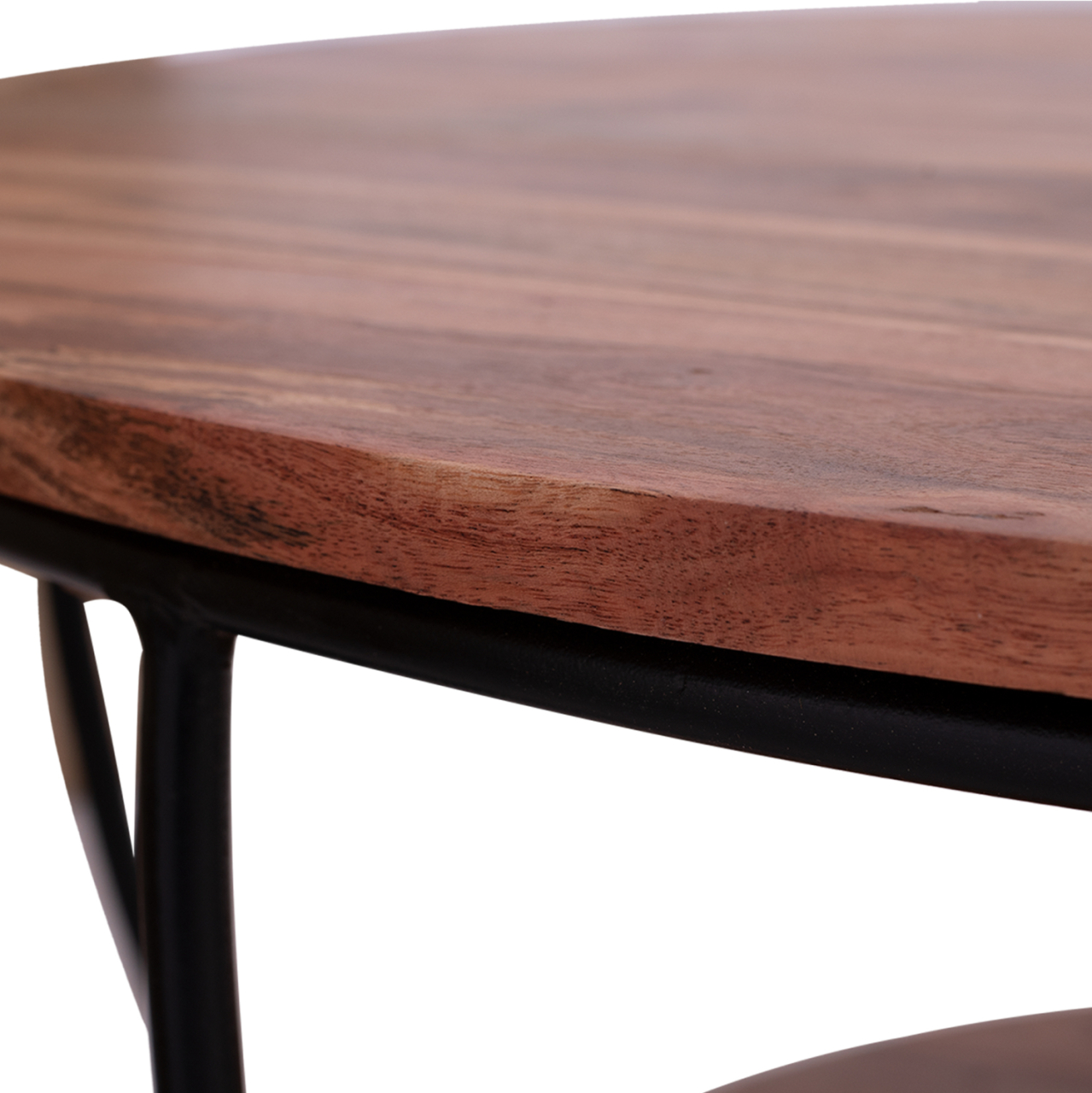 COFFEE TABLE HM8778.11 ACACIA WOOD Φ90x40 cm. [7]