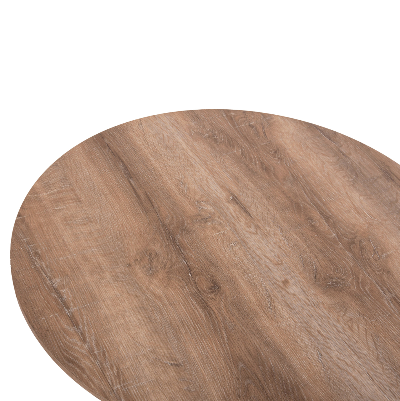 COFFEE TABLE KARAN HM18028 MDF IN NATURAL WOOD COLOR Φ80x45,5Hcm. [5]