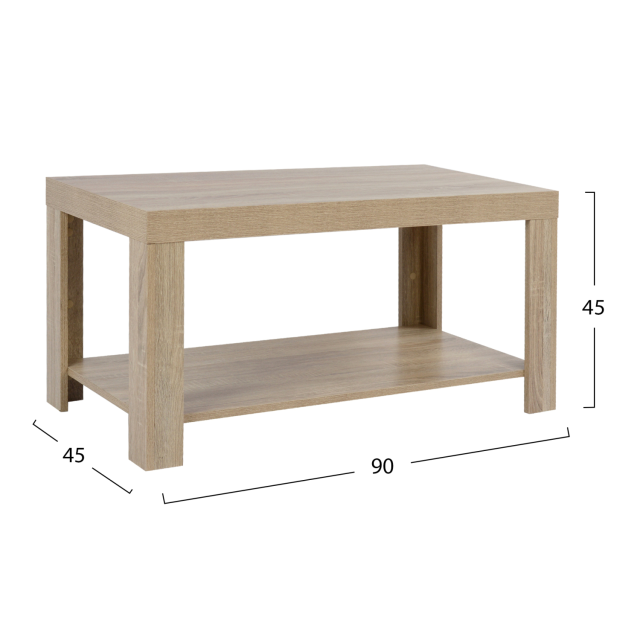Coffee Table Melamine HM2207.02 Sonama 90x45x45 [2]