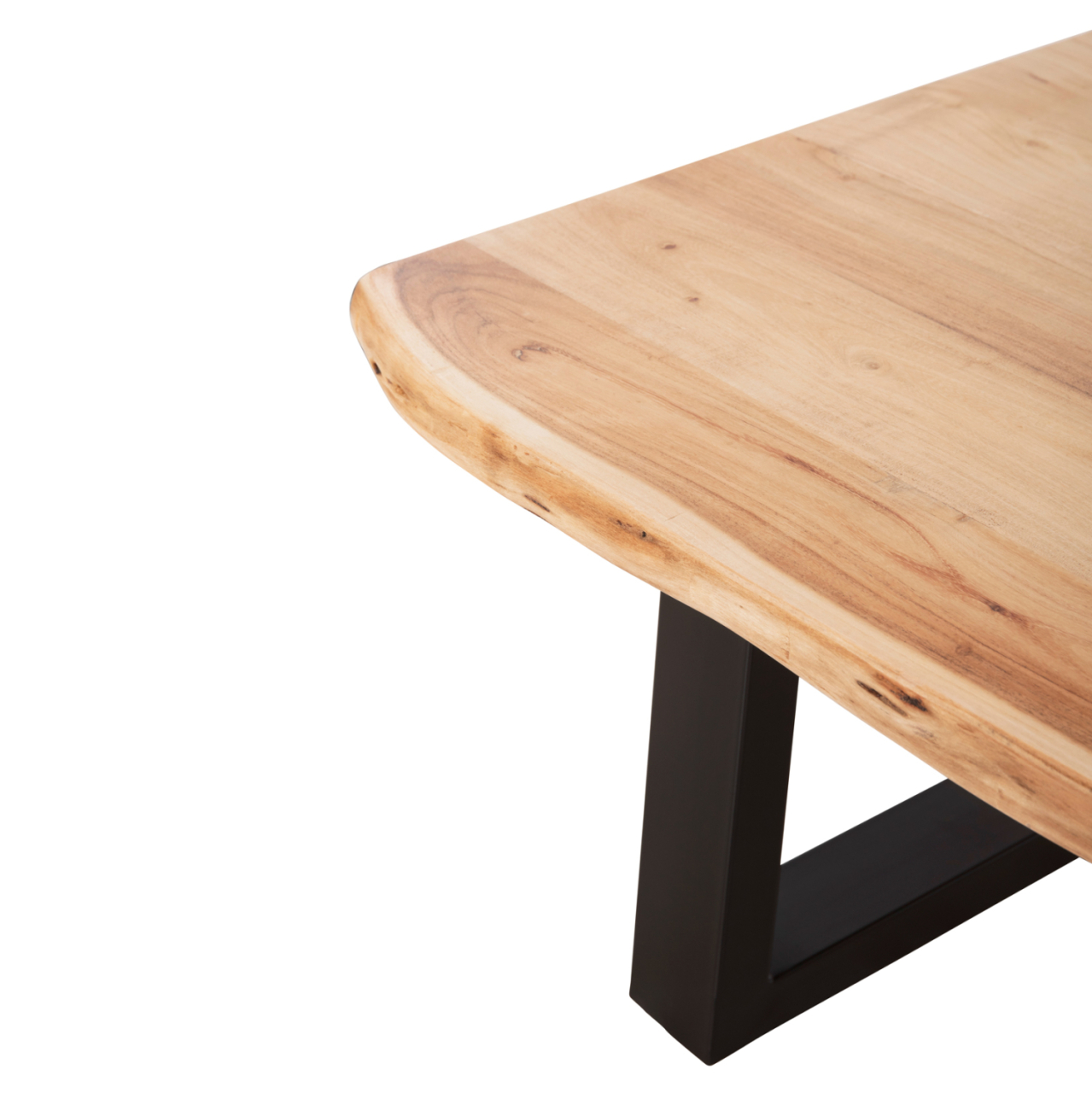 COFFEE TABLE MONTANA HM8166.21 TOP THICKNESS 4cm.ACACIA WOOD IN LIGHT NATURAL COLOR 115x63x40Hcm. [7]
