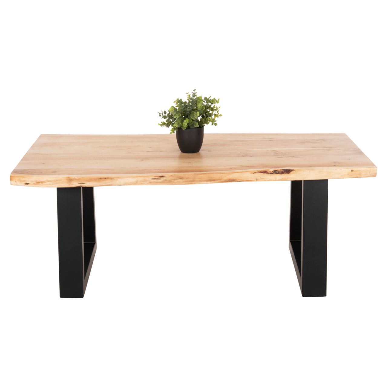 COFFEE TABLE MONTANA HM8166.21 TOP THICKNESS 4cm.ACACIA WOOD IN LIGHT NATURAL COLOR 115x63x40Hcm. [3]