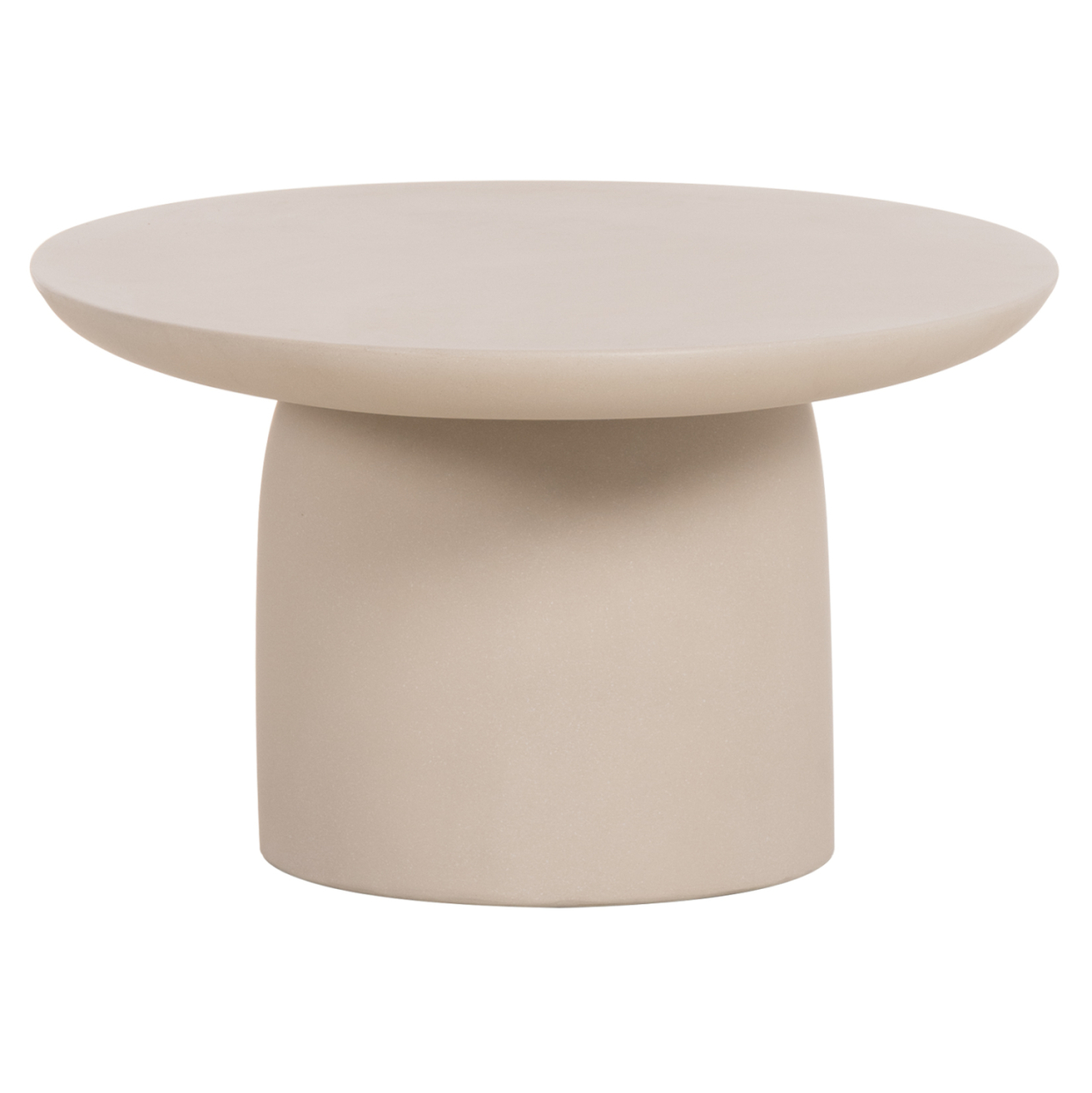COFFEE TABLE OVAL BRECCAN HM6594.02 BEIGE FIBER CEMENT 130x70x42Hcm. [6]