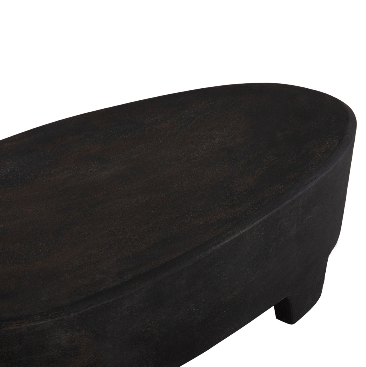 COFFEE TABLE OVAL SERIES SANTORINI FB918066 MDF IN BLACK COLOR 100x60x33Hcm. [6]